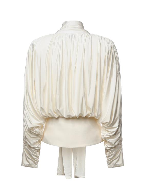 26FW 셀프 포트레이트 긴팔 티셔츠 AW26009TB C CREAM - SELF PORTRAIT
