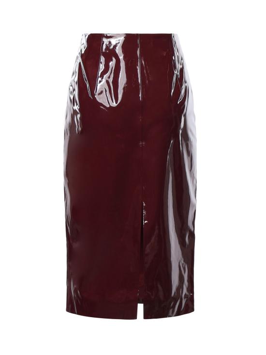 26FW 셀프 포트레이트 미디 스커트 AW26080MSK PU PURPLE - SELF PORTRAIT
