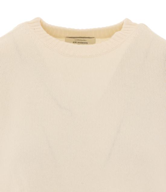 26FW 루루 드 세종 스웨터 ANTON LDS IVORY WHITE - LOULOU DE SAISON