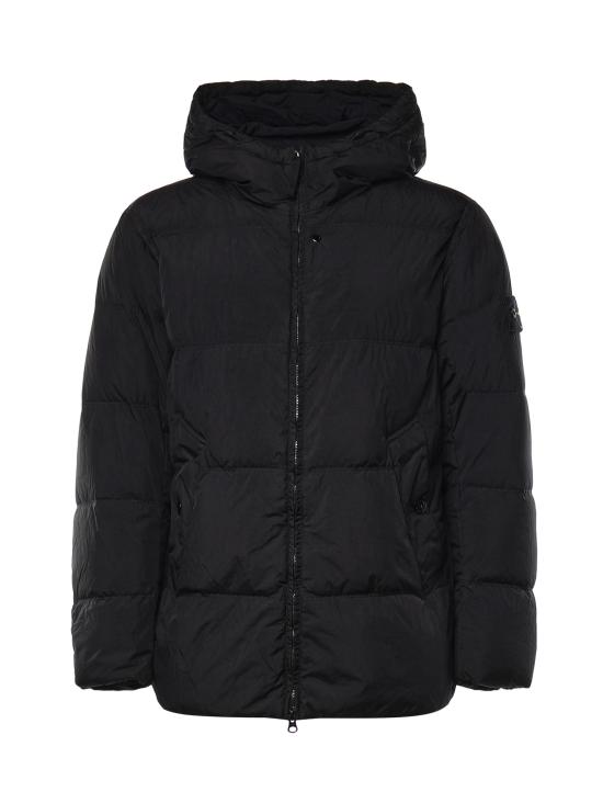 26FW 스톤 아일랜드 크링클 렙스 NY 패딩 재킷 L2S154100037 S0A23V0029 BLACK