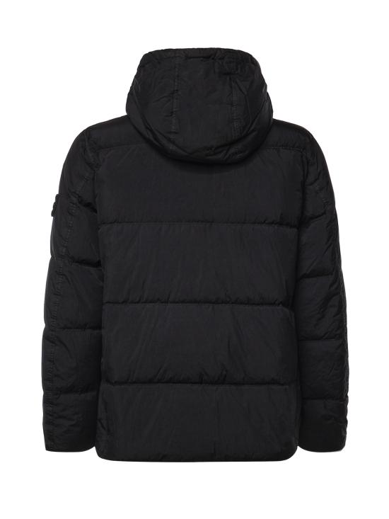 26FW 스톤 아일랜드 크링클 렙스 NY 패딩 재킷 L2S154100037 S0A23V0029 BLACK - STONE ISLAND