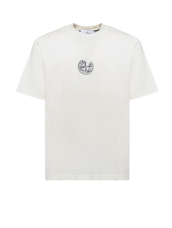 26FW 스톤 아일랜드 반팔 티셔츠 L2S152100001 S0533V0093 IVORY