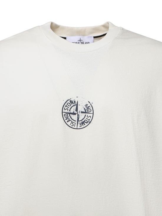 26FW 스톤 아일랜드 반팔 티셔츠 L2S152100001 S0533V0093 IVORY - STONE ISLAND