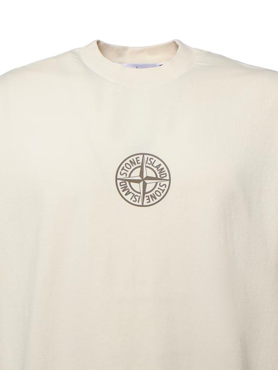 26FW 스톤 아일랜드 반팔 티셔츠 L2S152100001 S0480V0093 IVORY - STONE ISLAND