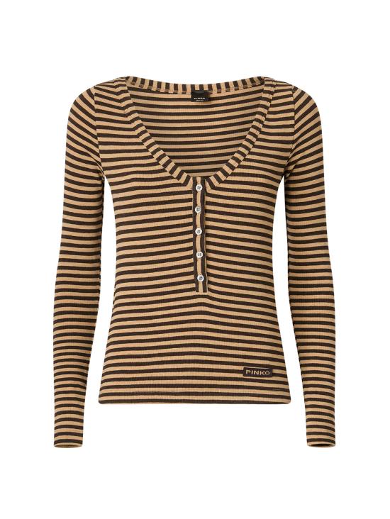 26FW 핑코 스웨터 107514 A3KCCM0 BEIGE BROWN