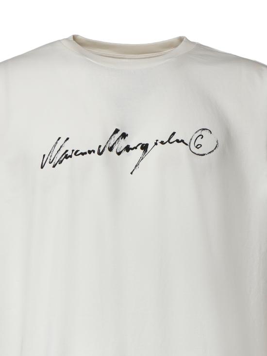 26FW MM6 메종마르지엘라 반팔 티셔츠 SH0GC0077 M20258101 OFF WHITE - MM6 MAISON MARGIELA