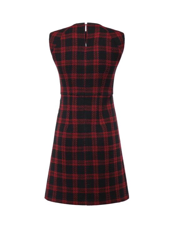 26FW 핑코 숏 원피스 107498 A3GNZR4 Multicolor Black Red - PINKO