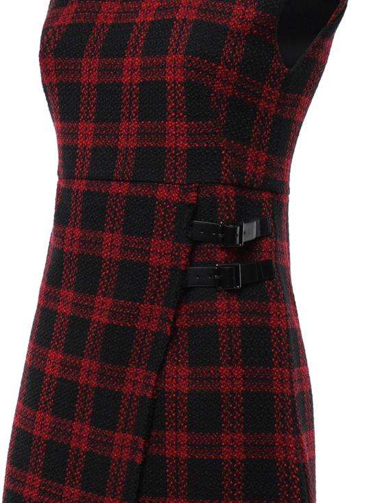 26FW 핑코 숏 원피스 107498 A3GNZR4 Multicolor Black Red - PINKO