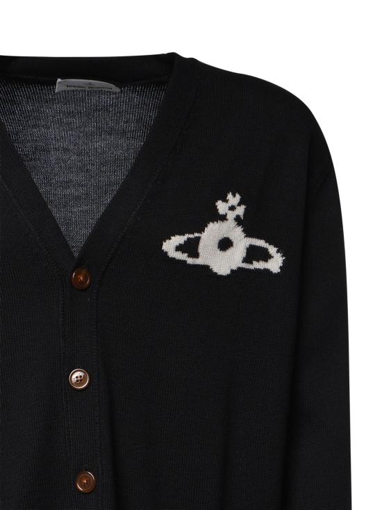 26FW 비비안웨스트우드 가디건 2701003O Y005EN401 BLACK - VIVIENNE WESTWOOD