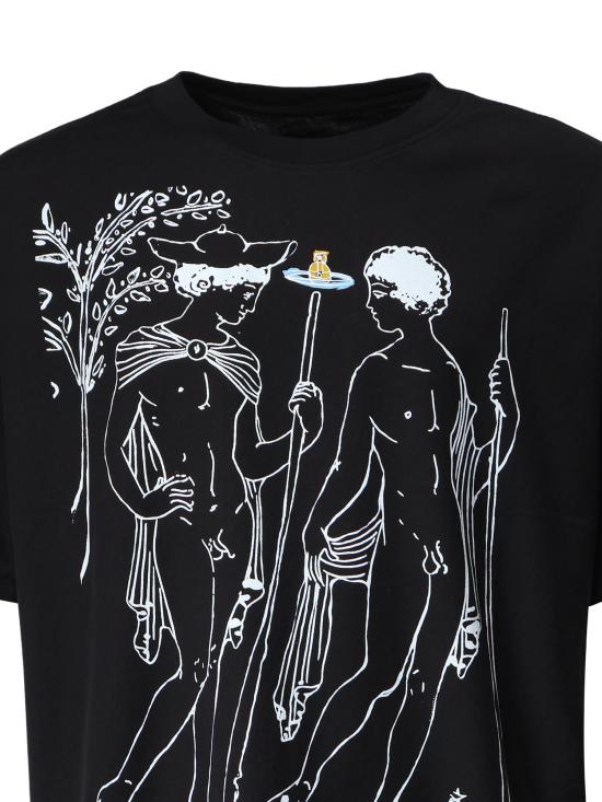 26FW 비비안웨스트우드 반팔 티셔츠 3G01006C J00BLN401 BLACK - VIVIENNE WESTWOOD
