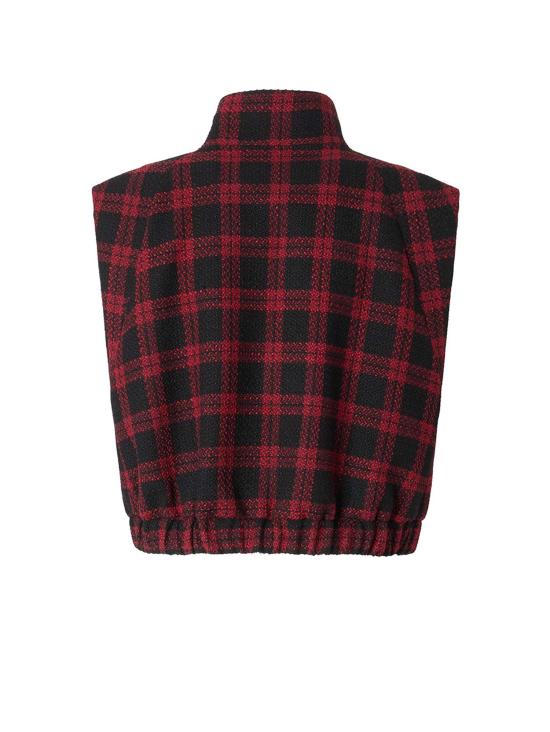 26FW 핑코 베스트 107440 A3GNZR4 BLACK RED - PINKO
