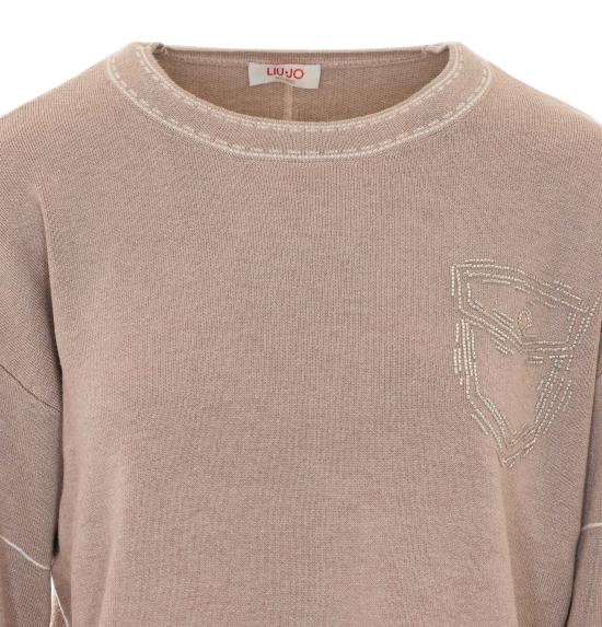 26FW 리우조 스웨터 TF6180MS59L D3034 BEIGE - LIU JO