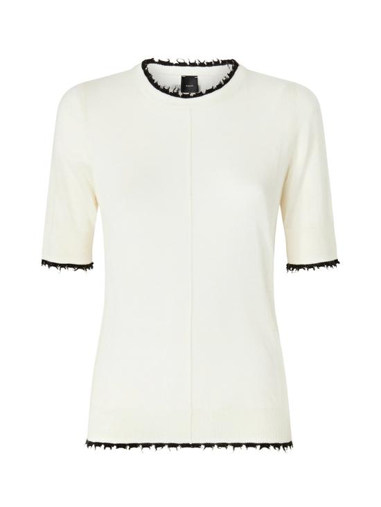 26FW 핑코 반팔 티셔츠 107329 A3IQZ03 WHITE