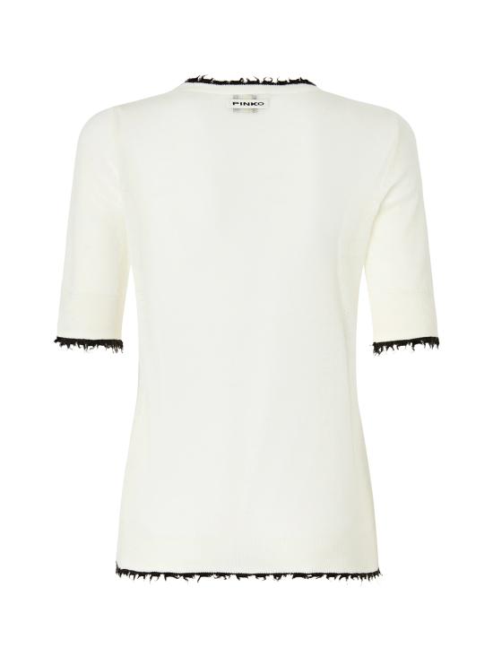 26FW 핑코 반팔 티셔츠 107329 A3IQZ03 WHITE - PINKO