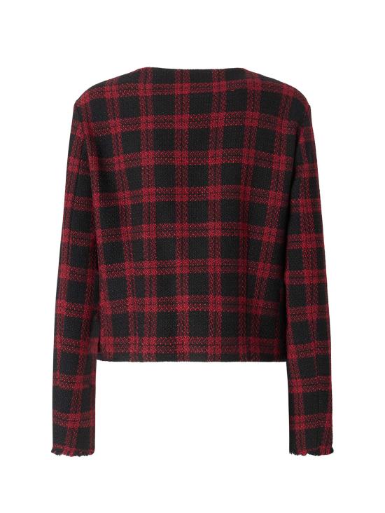 26FW 핑코 수트 자켓 107432 A3GNZR4 BLACK RED - PINKO