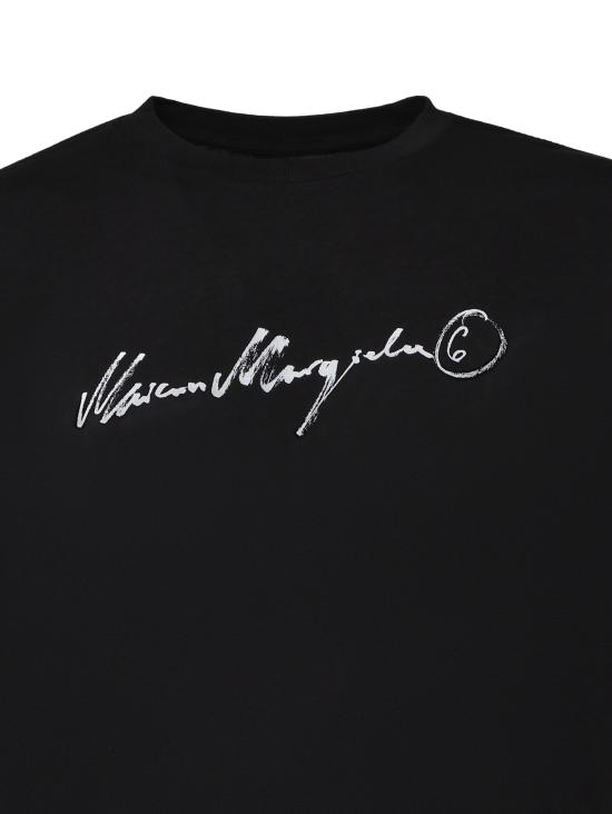 26FW MM6 메종마르지엘라 반팔 티셔츠 SH0GC0077 M20258900 BLACK - MM6 MAISON MARGIELA
