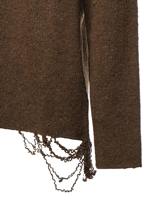 26FW MM6 메종마르지엘라 스웨터 SH0HL0049 M13283727S KHAKI - MM6 MAISON MARGIELA