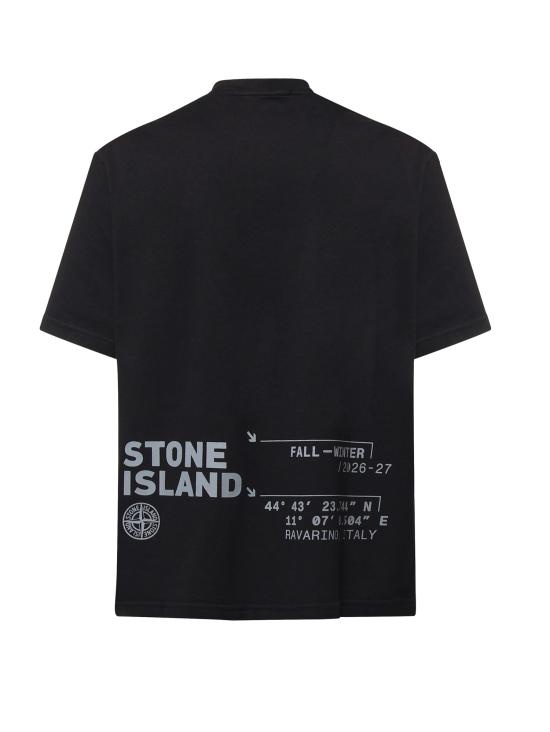 26FW 스톤 아일랜드 반팔 티셔츠 L2S152100001 S0480V0029 BLACK - STONE ISLAND