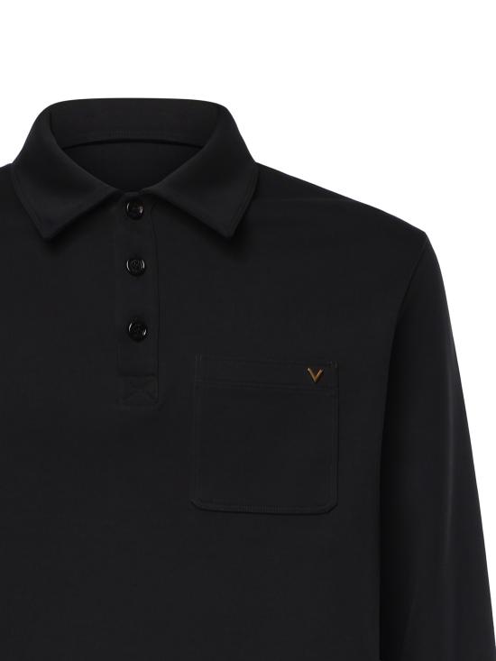 26FW 발렌티노 가라바니 폴로 티셔츠 9V3MH04U BHH0NO BLACK - VALENTINO GARAVANI