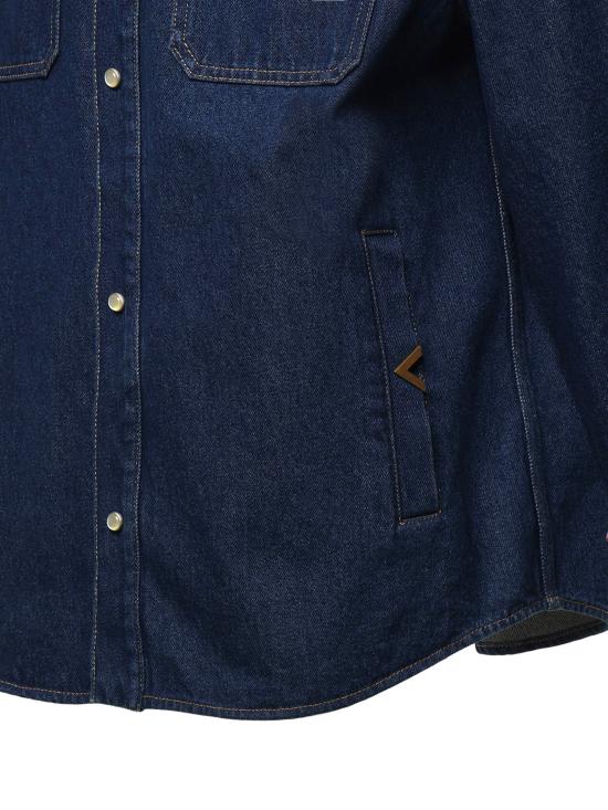 26FW 발렌티노 가라바니 긴팔 셔츠 9V3DB13X BKP558 MEDIUM BLUE DENIM - VALENTINO GARAVANI