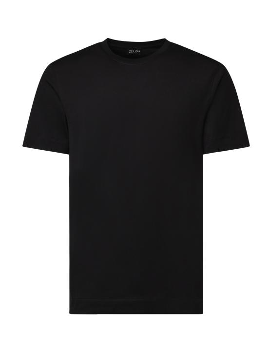 26FW 에르메네질도제냐 반팔 티셔츠 UI360A4 I765NLK09 BLACK