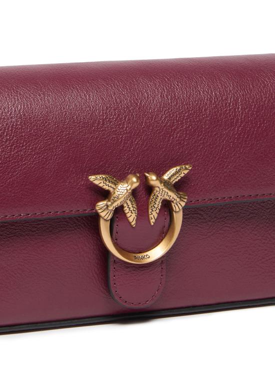 26FW 핑코 크로스백 107344 A2JGWW5Q BURGUNDY - PINKO