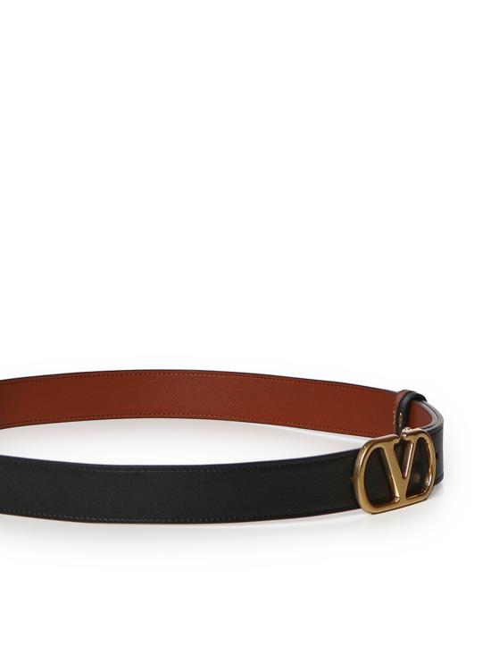26FW 발렌티노 가라바니 벨트 9Y2T0SQ3 ZDMDRN BLACK DEEP CARAMEL - VALENTINO GARAVANI