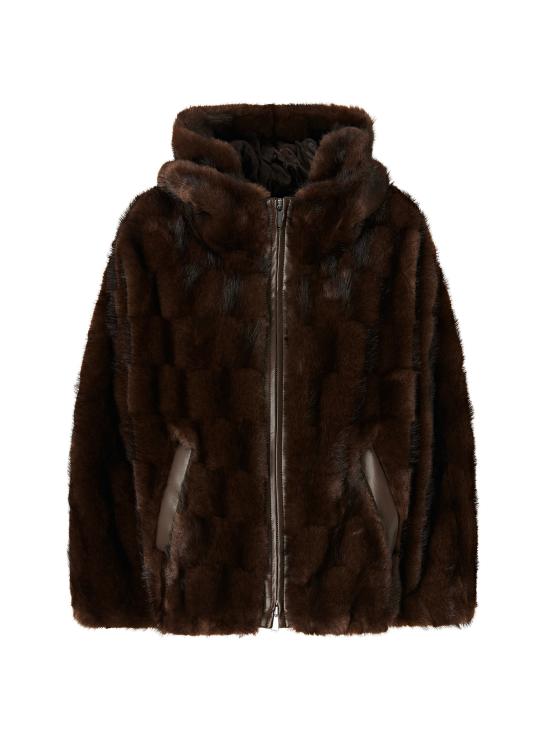 26FW 핑코 무스탕 107054 A3C5M11 BROWN