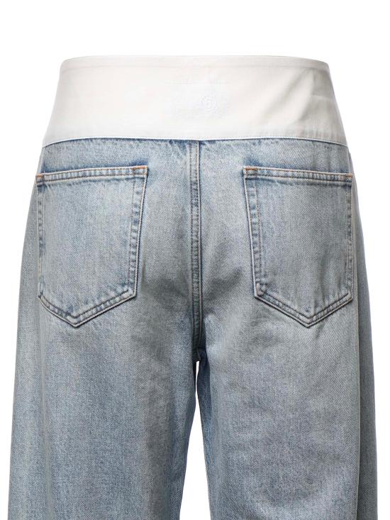 26FW MM6 메종마르지엘라 데님 팬츠 SH0LA0041 M30058962 LIGHT BLUE - MM6 MAISON MARGIELA