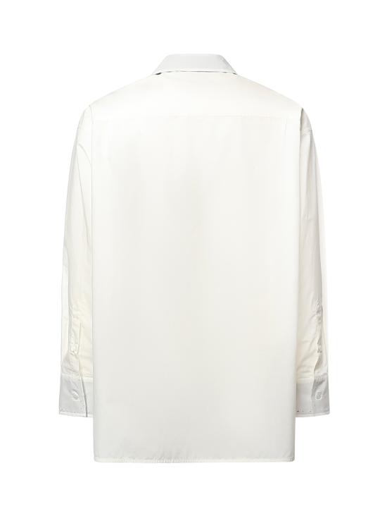 26FW MM6 메종마르지엘라 긴팔 셔츠 SH0DT0051 M35256101 OFF WHITE - MM6 MAISON MARGIELA