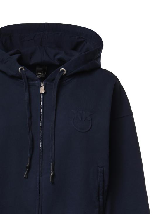 26FW 핑코 후드 티셔츠 100938 A3HTF92 BLUE - PINKO
