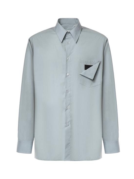 26FW MM6 메종마르지엘라 긴팔 셔츠 SH2DT0058 M36094506 LIGHT BLUE
