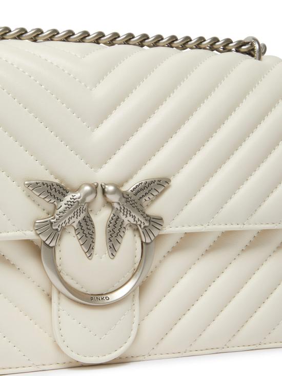 26FW 핑코 크로스백 100941 A0GKZ14O WHITE - PINKO