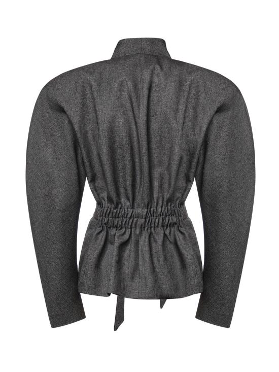 26FW 안다마네 수트 자켓 T203064B TNP269897 GREY BLACK - ANDAMANE