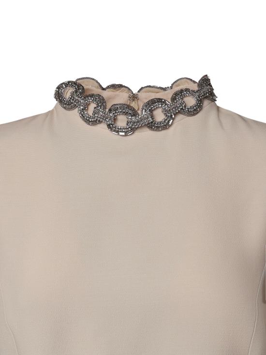 26FW 발렌티노 가라바니 미디 원피스 9B3VALH3 1CF4KY Vanilla Silver - VALENTINO GARAVANI