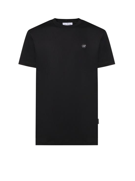 26FW 필립 플레인 반팔 티셔츠 AAECMTK8740 PJY002N02 BLACK