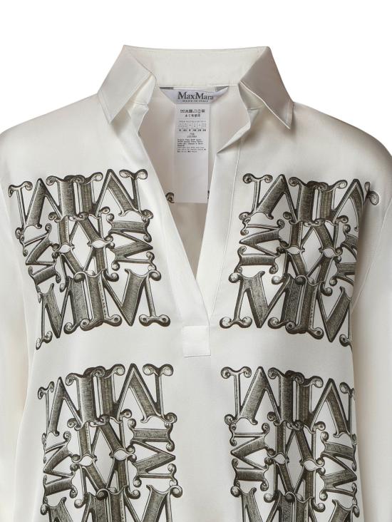 26FW 막스마라 셔츠 2621116051600 002 WHITE KAKI - MAX MARA