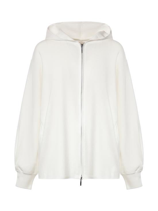 26FW 막스마라 후드 티셔츠 2626346047600 001 WHITE