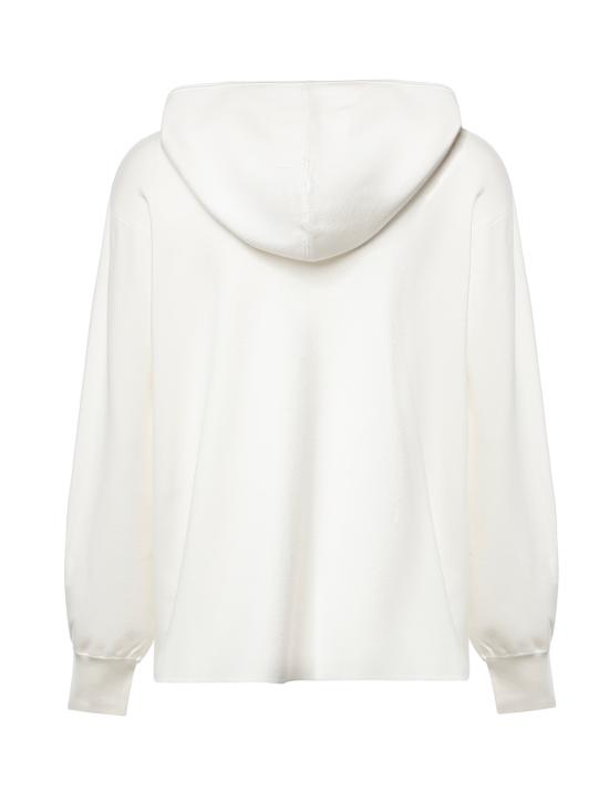 26FW 막스마라 후드 티셔츠 2626346047600 001 WHITE - MAX MARA