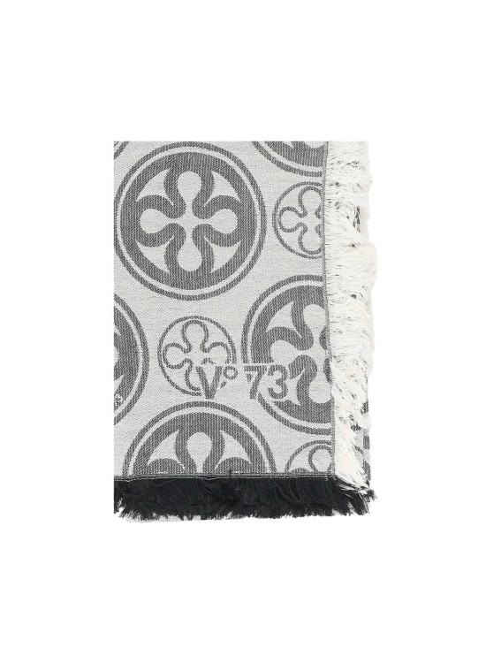 26FW 브이73 머플러/스카프 73SP8FT02 CAROLINENERO BIANCO BLACK WHITE