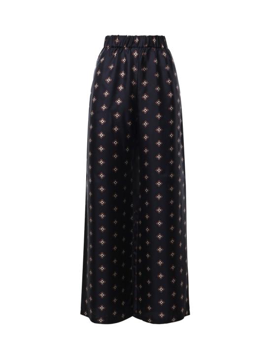 26FW 막스마라 팔라초 팬츠 2626136037600 002 Navy blue