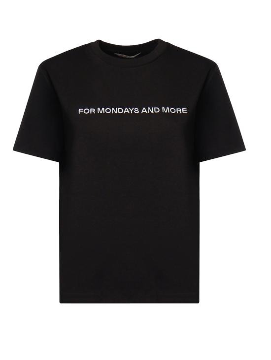 26FW 막스마라 반팔 티셔츠 2626946017600 004 BLACK