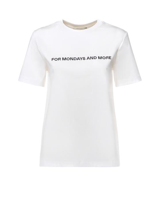 26FW 막스마라 반팔 티셔츠 2626946017600 001 WHITE