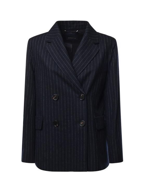 26FW 에스막스마라 수트 자켓 2629046083600 001 MIDNIGHT BLUE