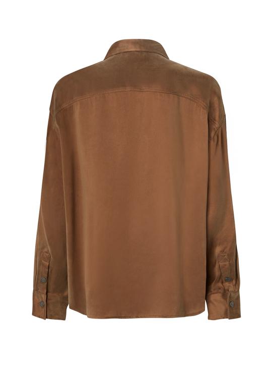 26FW 핑코 셔츠 107169 A3F8M10 BROWN - PINKO