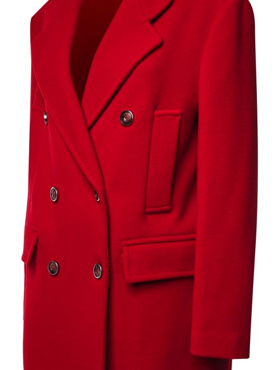 26FW 핑코 코트 107487 A3FGR66 RED - PINKO