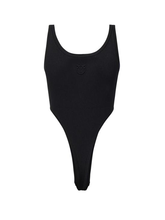 26FW 핑코 바디수트 티셔츠 107355 A3J0Z99 BLACK - PINKO
