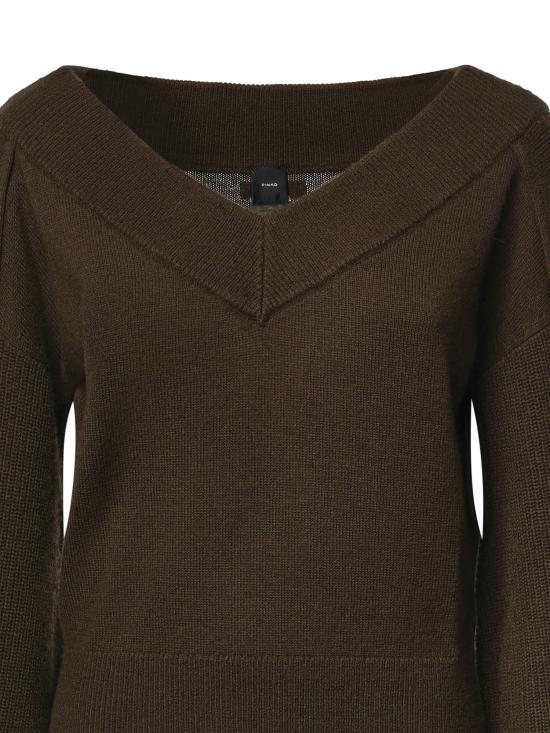 26FW 핑코 스웨터 107874 A3P4X18 GREEN - PINKO