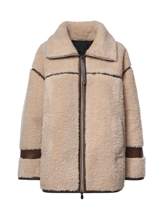 26FW 핑코 무스탕 107165 A3FJZL3 IVORY BROWN