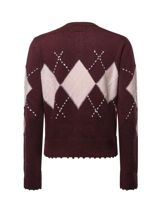 26FW 핑코 스웨터 107284 A3IEYN2 BORDEAUX PINK - PINKO
